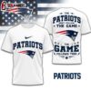 New England Patriots NFL Rule The Field 3D T-Shirt For Fans