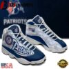 New England Patriots NFL Ver 2 Air Jordan 13 Sneaker - Gift For Fans