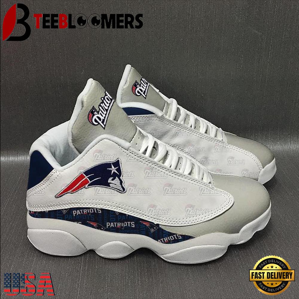 New England Patriots NFL Ver 7 Air Jordan 13 Sneaker - Gift For Fans