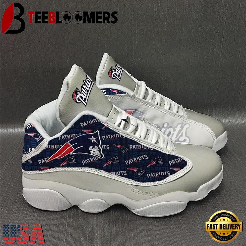 New England Patriots NFL Ver 8 Air Jordan 13 Sneaker - Gift For Fans