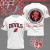 New Jersey Devils NHL MMIW Awareness 3D T-Shirt