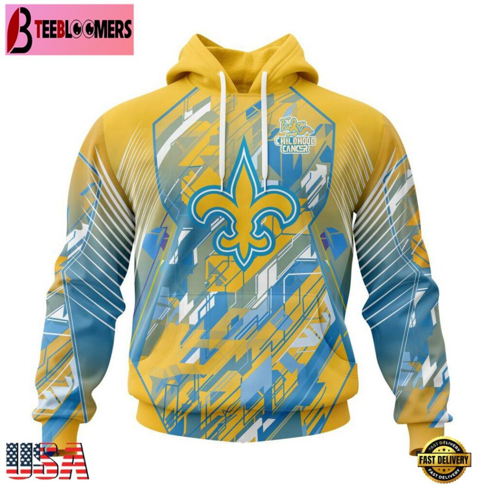 New Orleans Saints Breast Cancer Hoodie