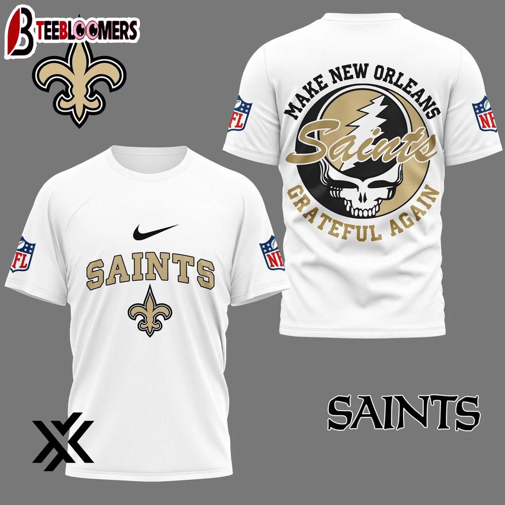 New Orleans Saints Grateful Game Day 3D Shirt Gift For Fans