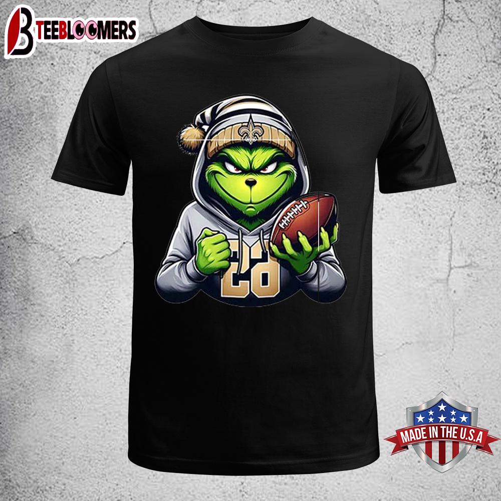 New Orleans Saints Grinch Christmas Unisex T-Shirt