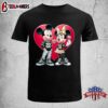 New Orleans Saints Mickey And Minnie Mouse Unisex T-Shirt