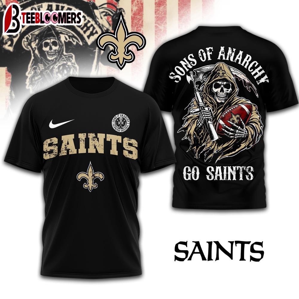New Orleans Saints NFL Sons of Anarchy 3D T-Shirt