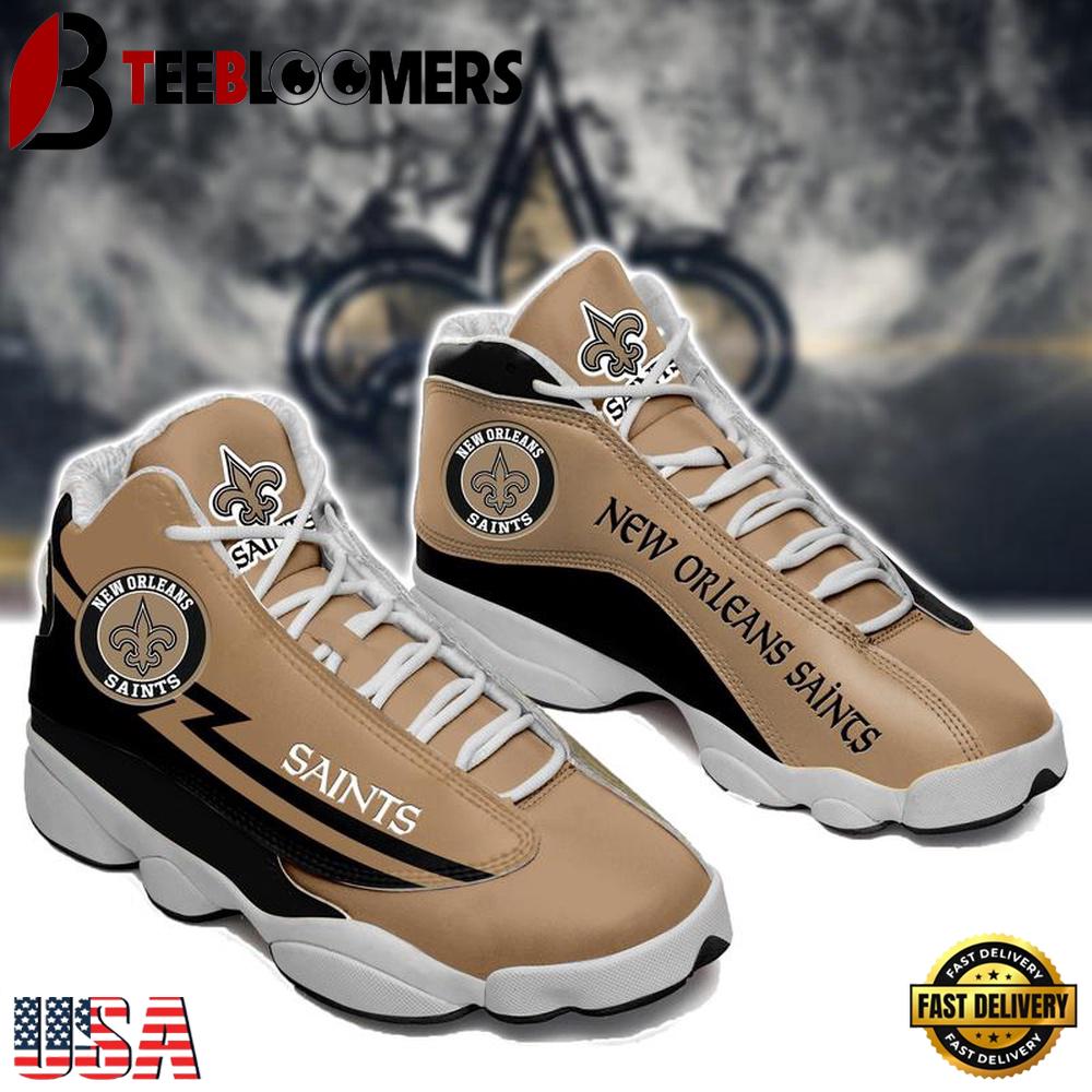 New Orleans Saints NFL Ver 1 Air Jordan 13 Sneaker - Gift For Fans