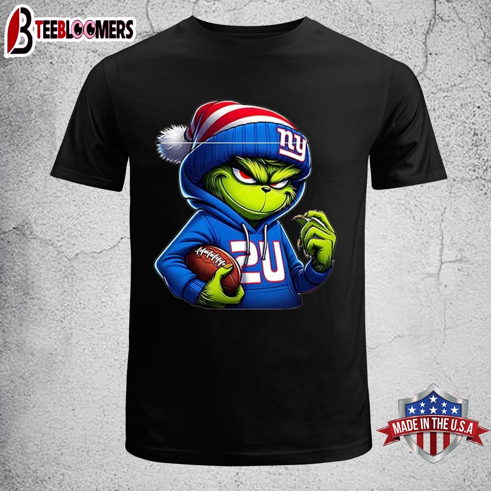 New York Giants Grinch Christmas Unisex T-Shirt