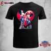 New York Giants Mickey And Minnie Mouse Unisex T-Shirt
