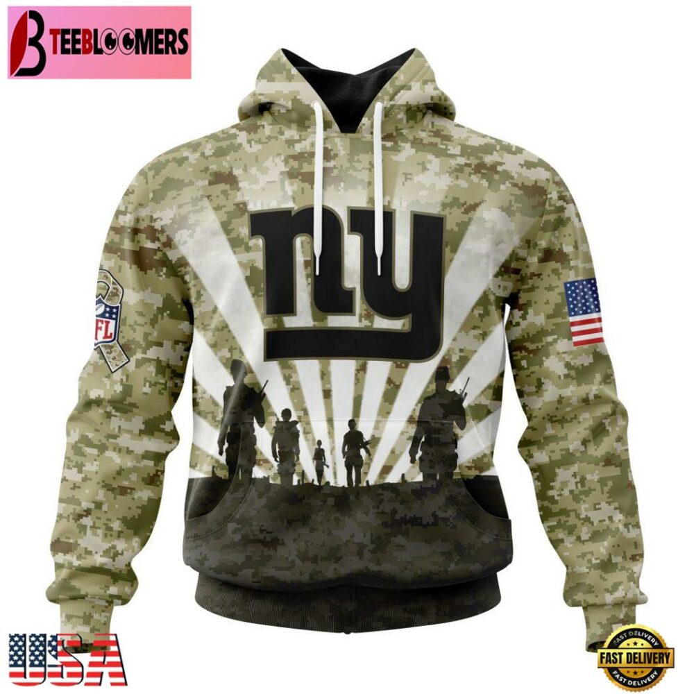 New York Giants Military Hoodie