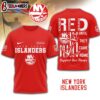 New York Islanders NHL Red Friday 3D T-Shirt