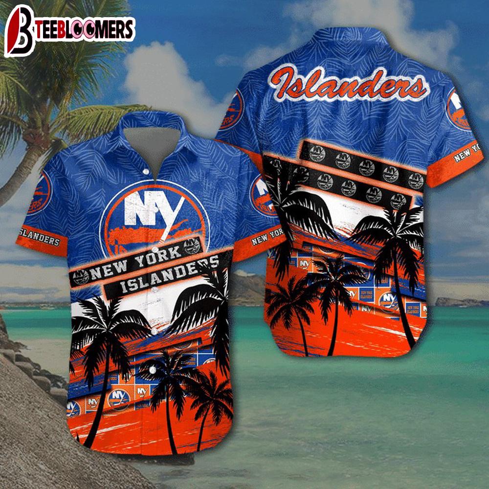 New York Islanders Tropical Paradise Summer Hawaiian Shirt