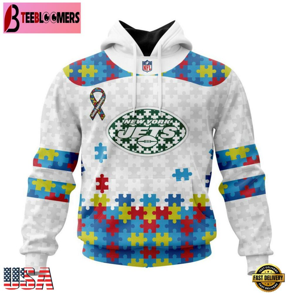 New York Jets Autism Awareness Hoodie