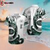 New York Jets Flame Swirl Hawaiian Shirt