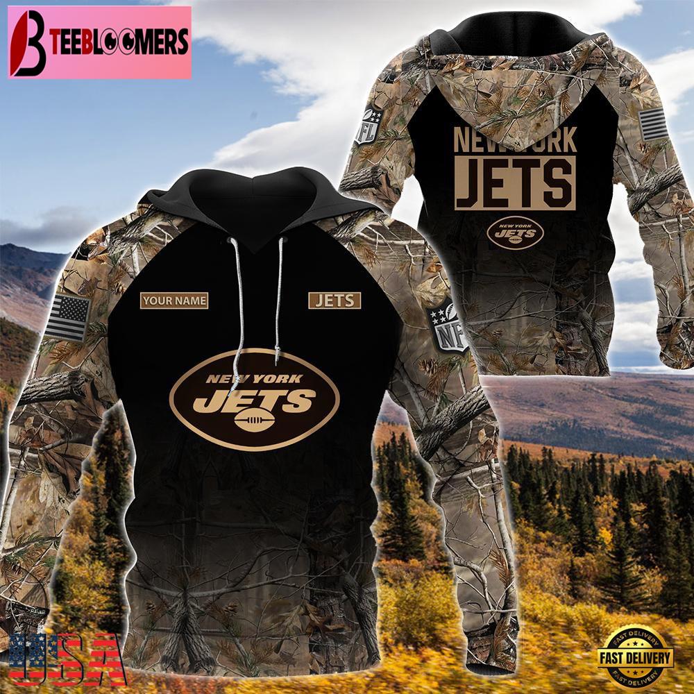 New York Jets Hunting Camo Hoodie