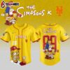 New York Mets MLB x The Simpsons Baseball Jersey Shirt For Fans