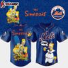 New York Mets MLB x The Simpsons Baseball Jersey Shirts Gift For Fans