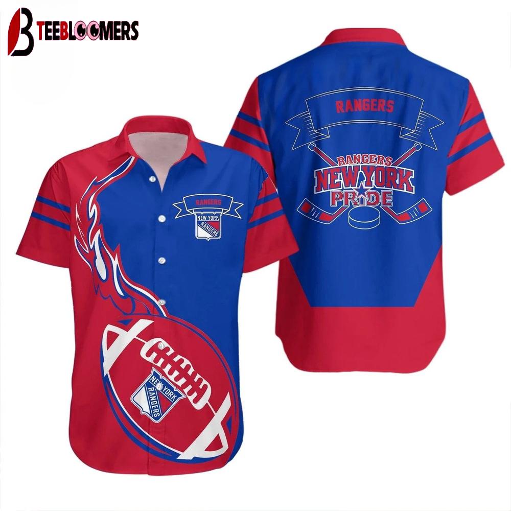 New York Rangers Football Pride Summer Hawaiian Shirt