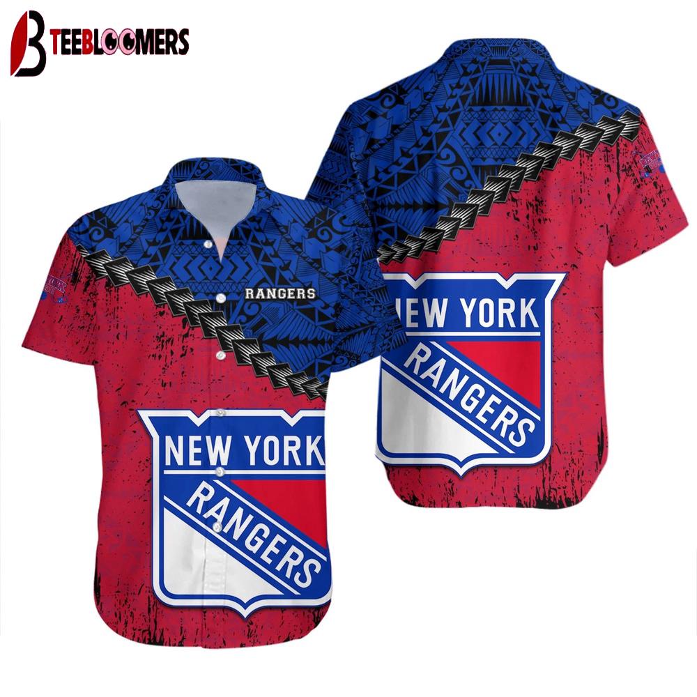 New York Rangers Island Vibes Summer Hawaiian Shirt