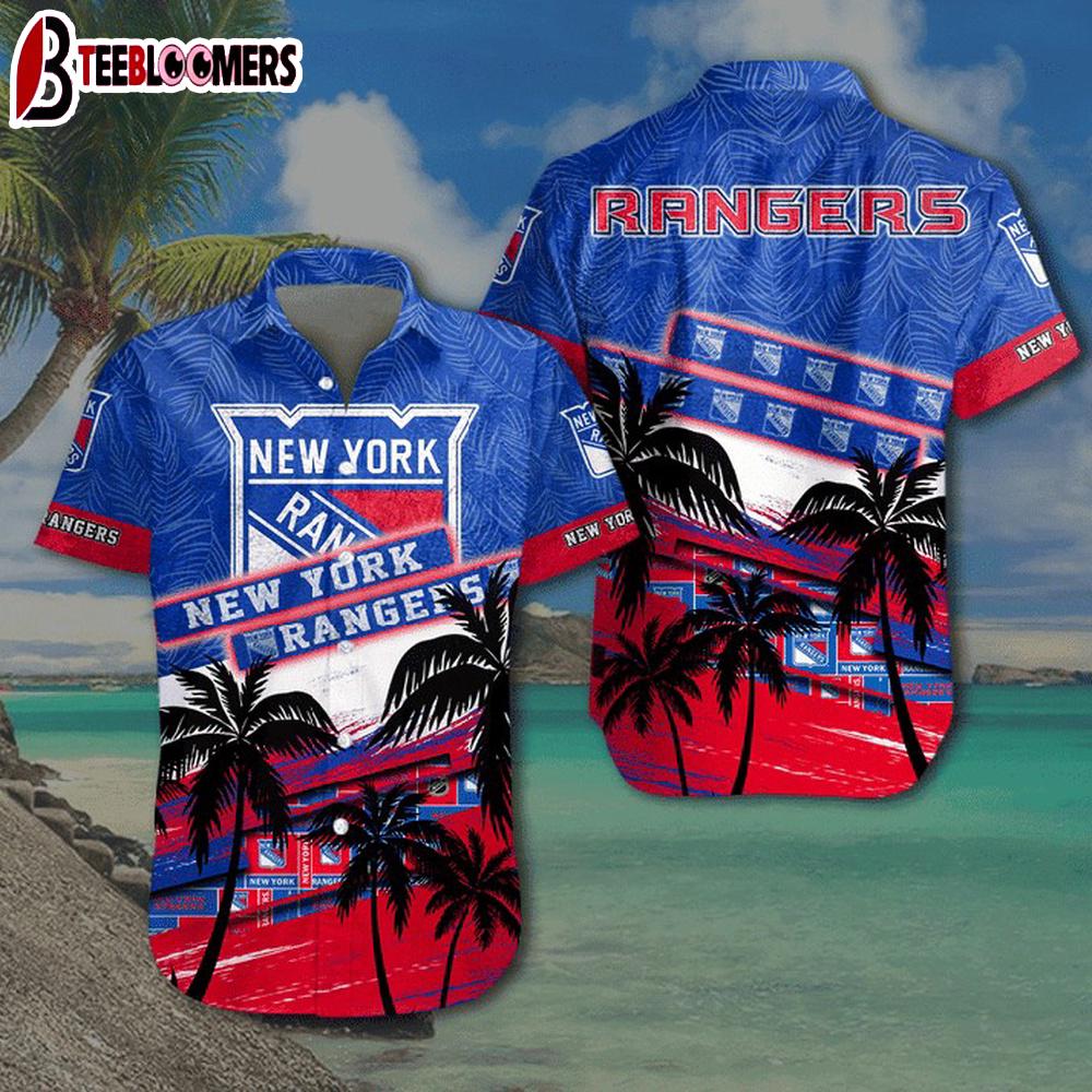 New York Rangers Tropical Paradise Summer Hawaiian Shirt
