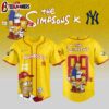New York Yankees MLB x The Simpsons Baseball Jersey Shirt For Fans