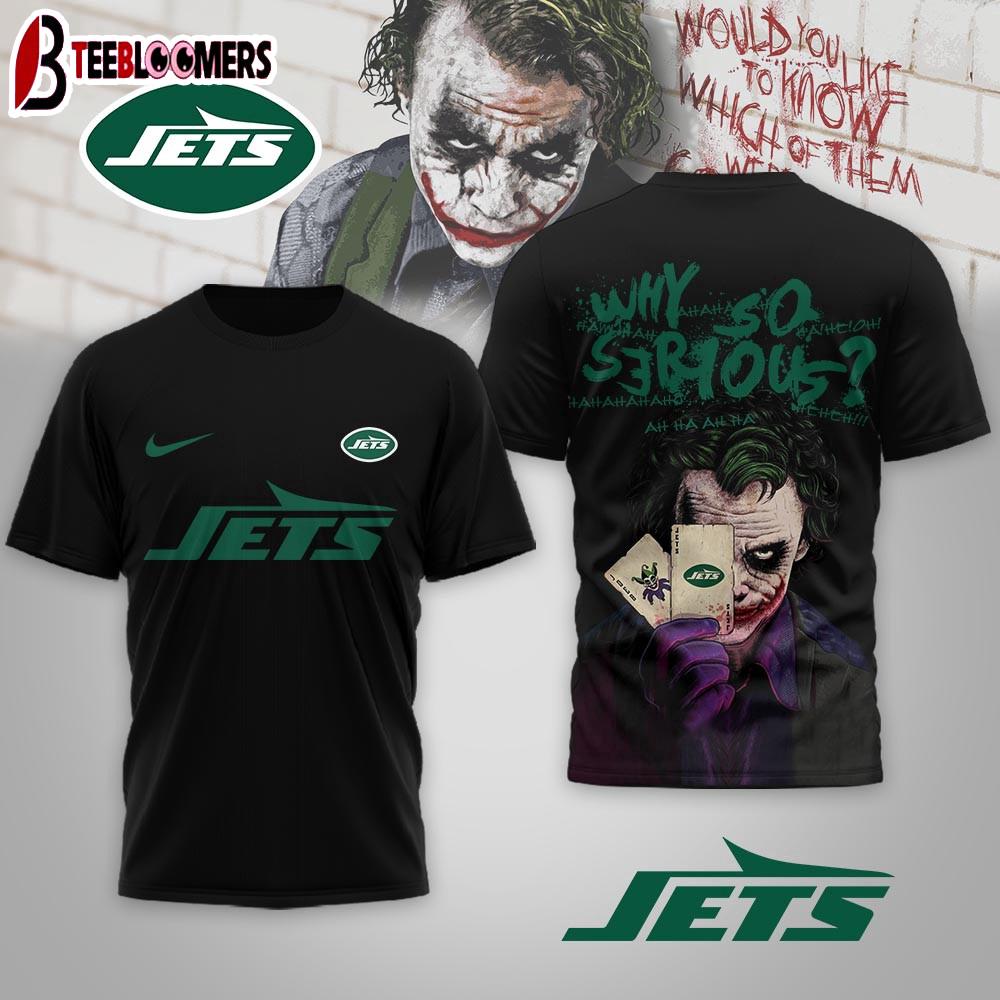 New York Yets NFL Joker Why So Serious 3D T-Shirt For Fans