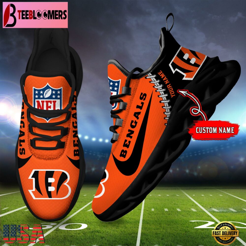 NFL Cincinnati Bengals Football New Season Sneaker Max Soul Shoes