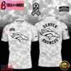 NFL Denver Broncos Camo 2024 Salute to Service Polo Shirt
