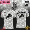 NFL Detroit Lions Camo 2024 Salute to Service Polo Shirt