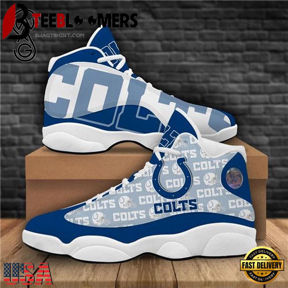 NFL Indianapolis Colts Air Jordan 13 Shoes 2 - Gift For Fans