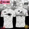 NFL New England Patriots Camo 2024 Salute to Service Polo Shirt