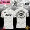 NFL New York Jets Camo 2024 Salute to Service Polo Shirt