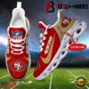 NFL San Francisco 49ers Football Team Design Max Soul Shoes, Football New Sneaker Shoes