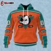 NHL Anaheim Ducks Colour Rush 3D Hoodie Shirt
