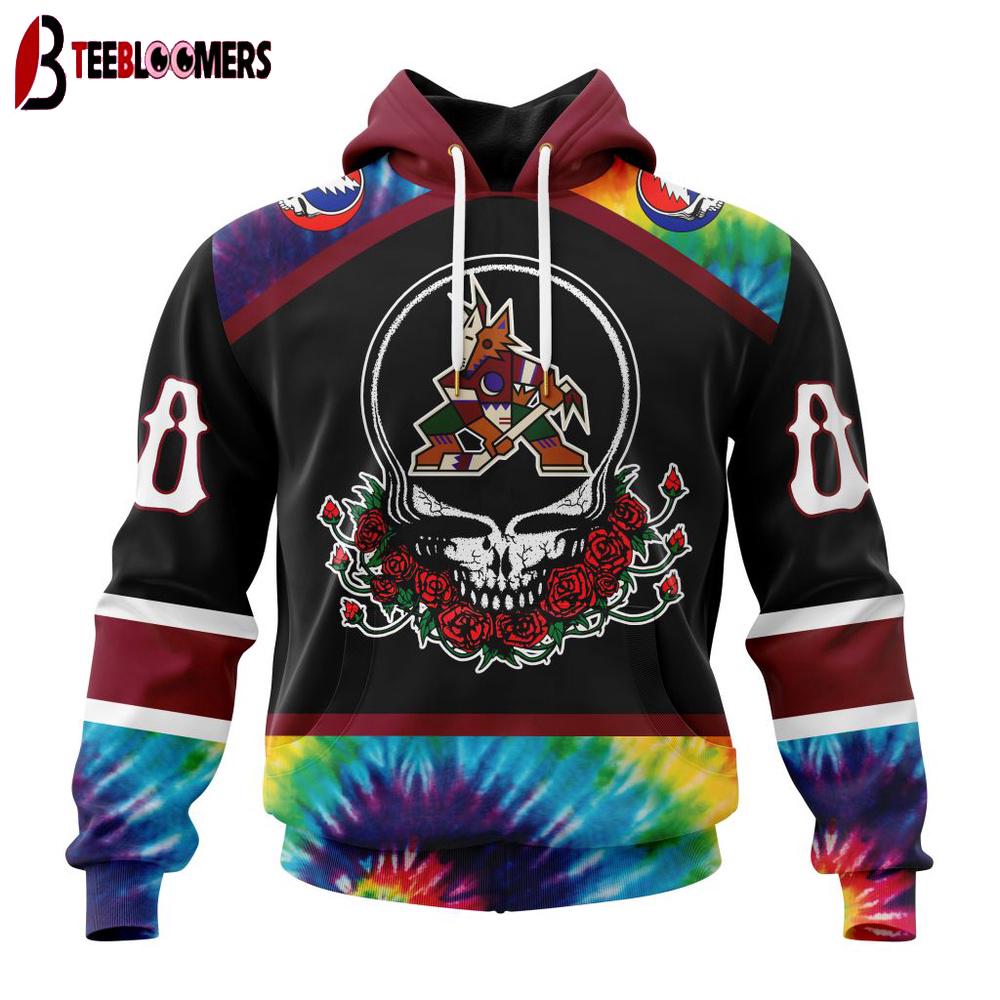 NHL Arizona Coyotes Grateful Dead 3D Hoodie Shirt