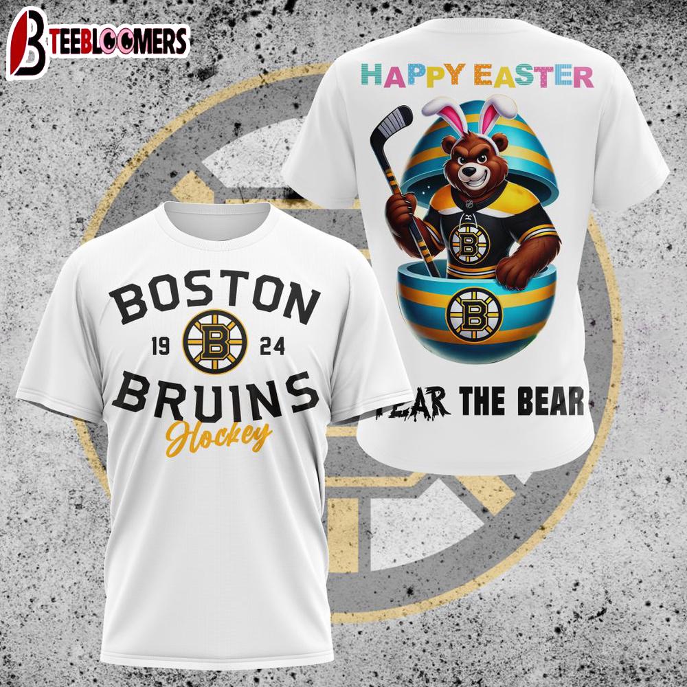 NHL Boston Bruins All Over Print 3D T-Shirt