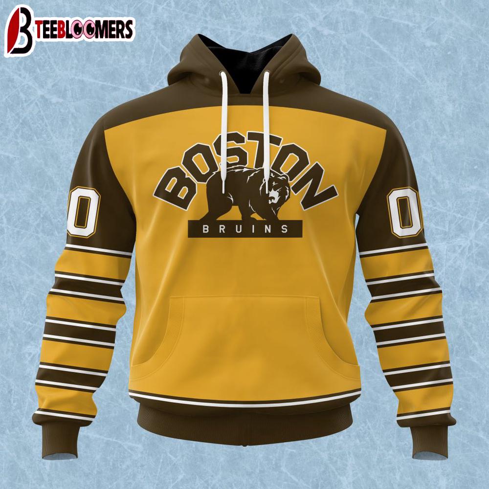 NHL Boston Bruins Colour Rush 3D Hoodie Shirt