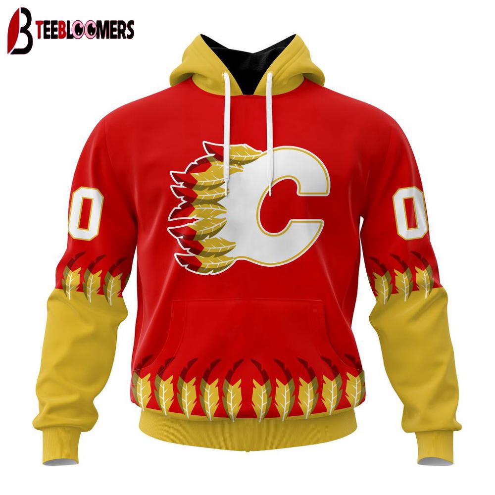 NHL Calgary Flames Indigenous 3D Hoodie Shirt