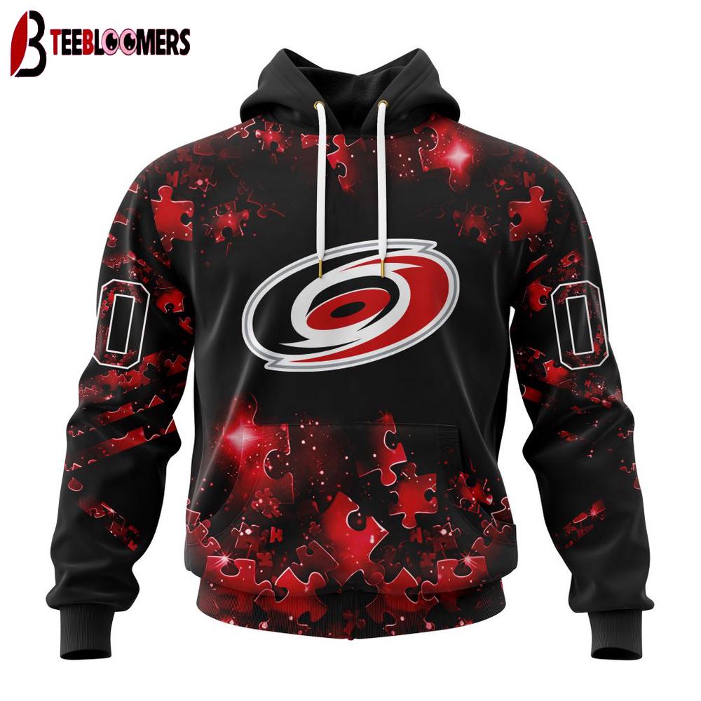 NHL Carolina Hurricanes Special Autism Awareness 3D Shirts