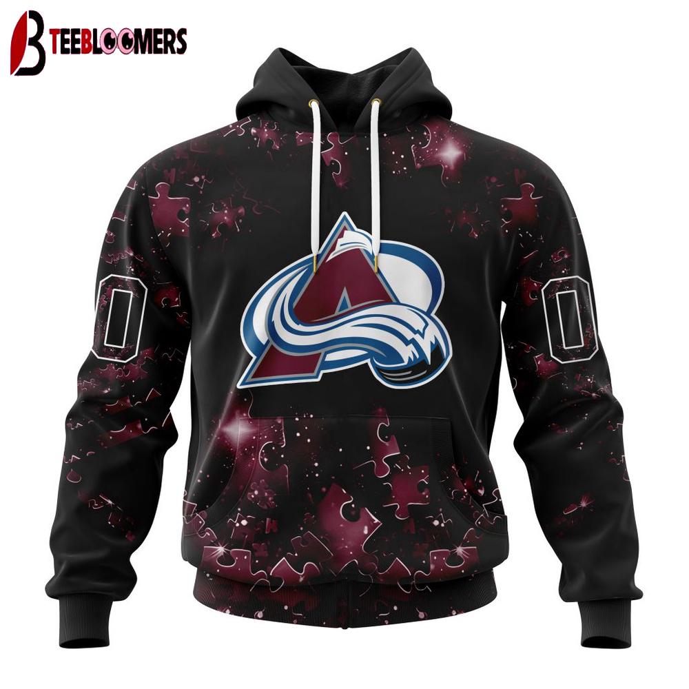NHL Colorado Avalanche Special Autism Awareness 3D Shirts