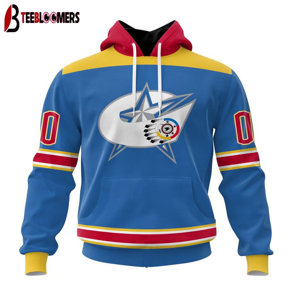 NHL Columbus Blue Jackets Indigenous 3D Hoodie Shirt
