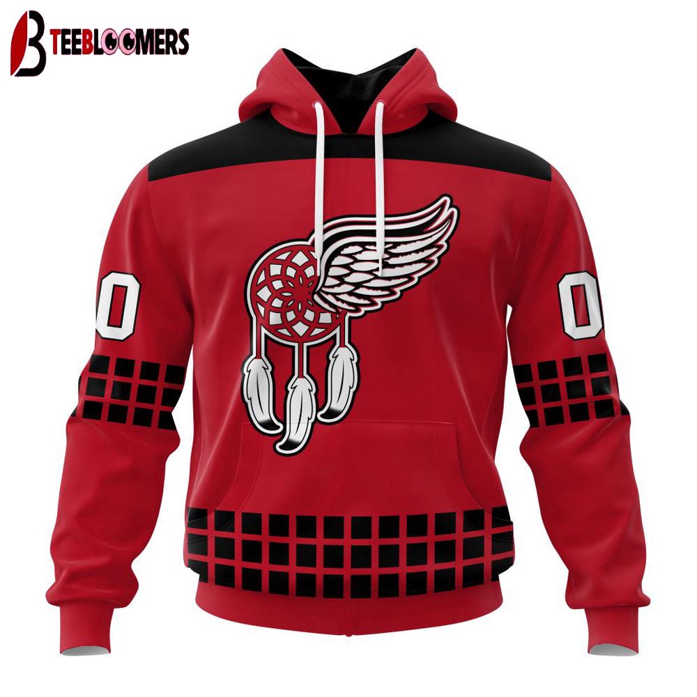 NHL Detroit Red Wings Indigenous 3D Hoodie Shirt