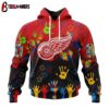 NHL Detroit Red Wings Special Autism Awareness 3D Shirt