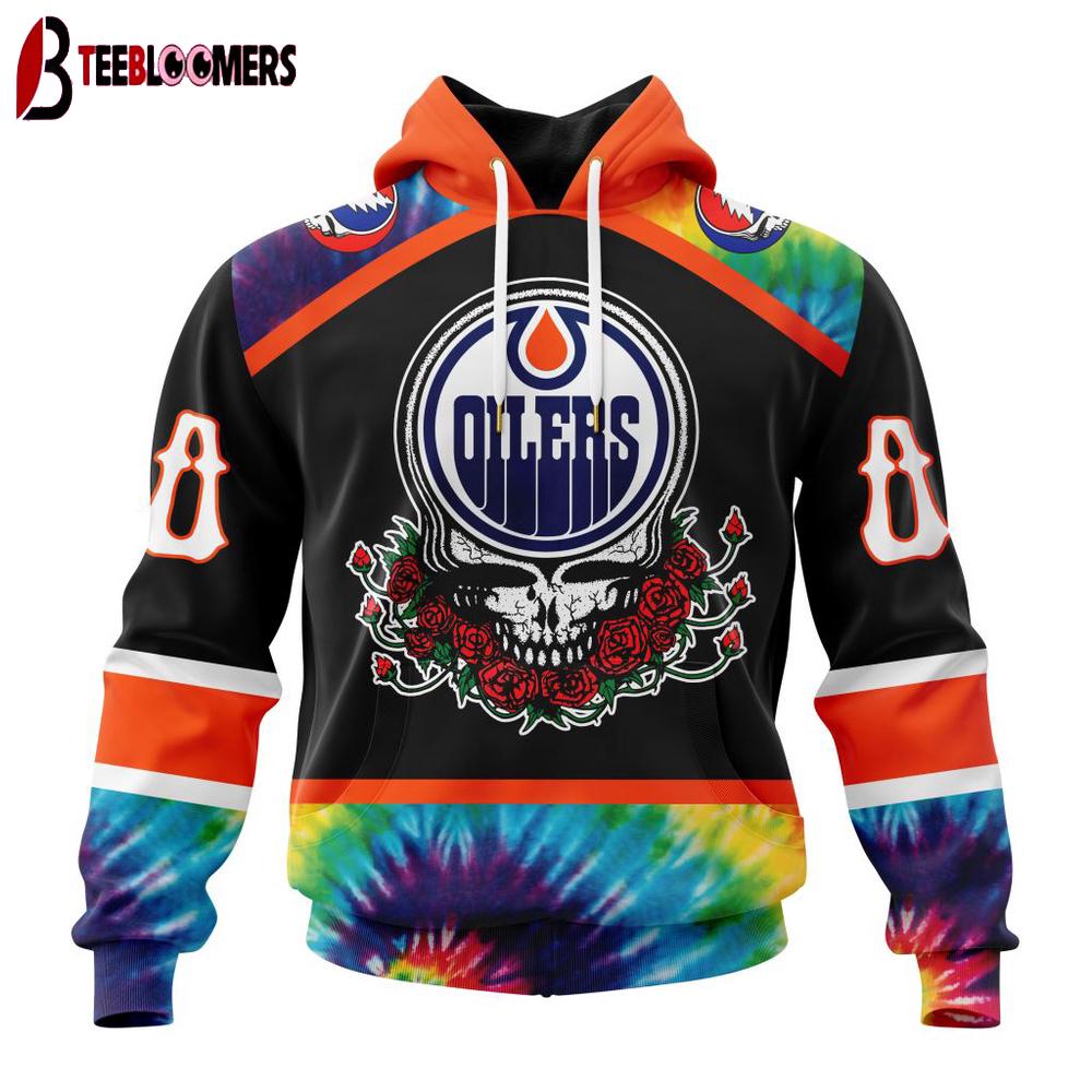 NHL Edmonton Oilers Grateful Dead 3D Hoodie Shirt