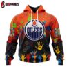 NHL Edmonton Oilers Special Autism Awareness 3D Shirt