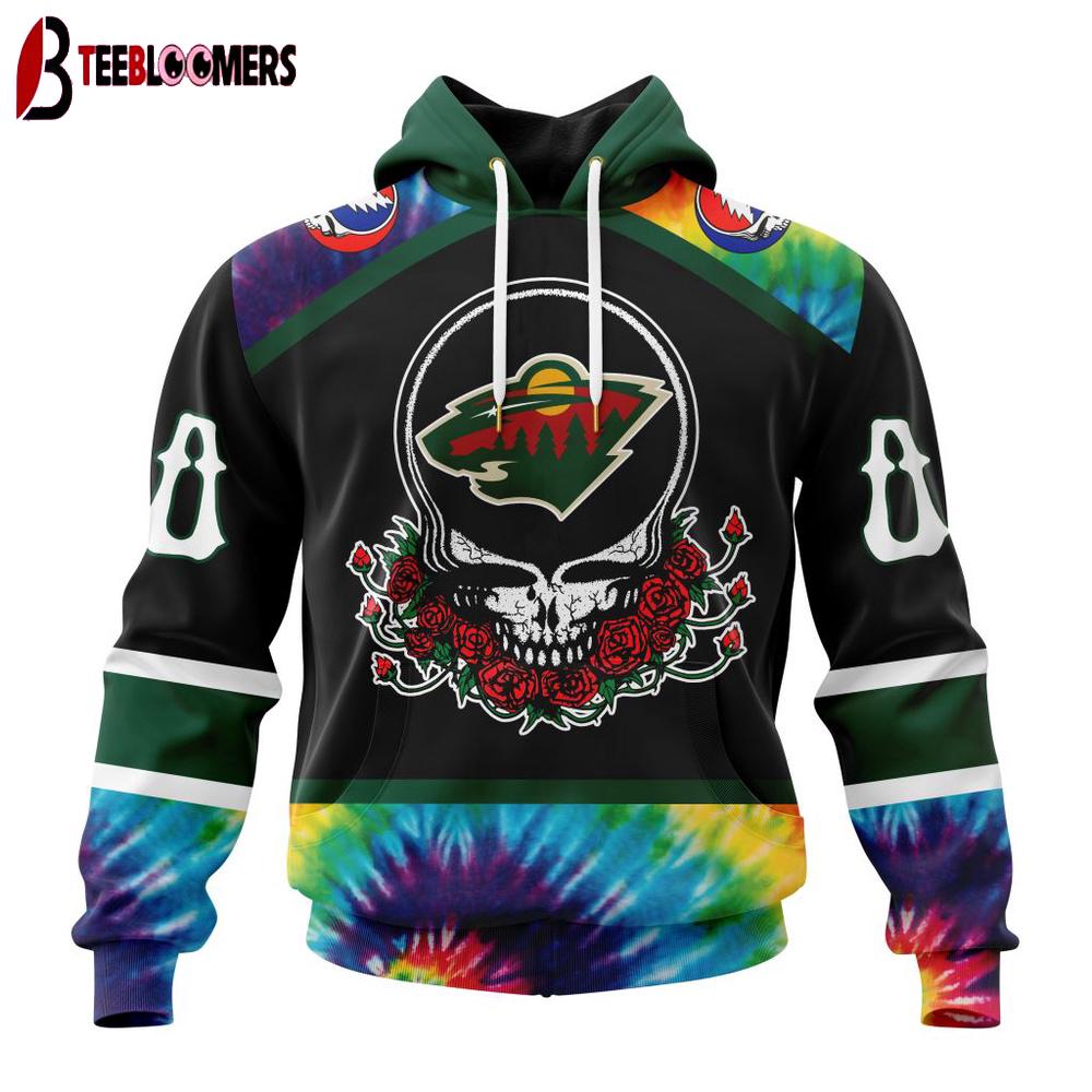 NHL Minnesota Wild Grateful Dead 3D Hoodie Shirt