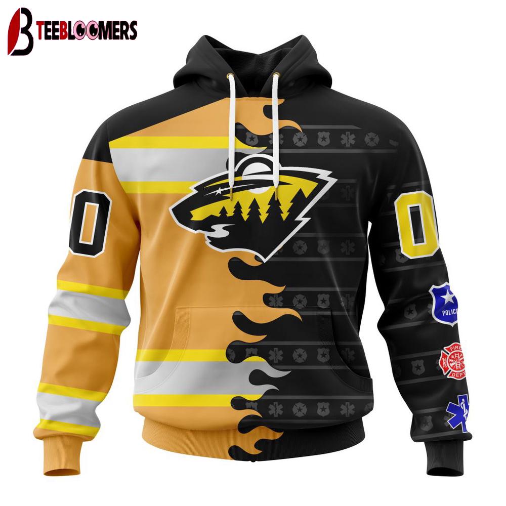 NHL Minnesota Wild Special First Responders 3D Shirt