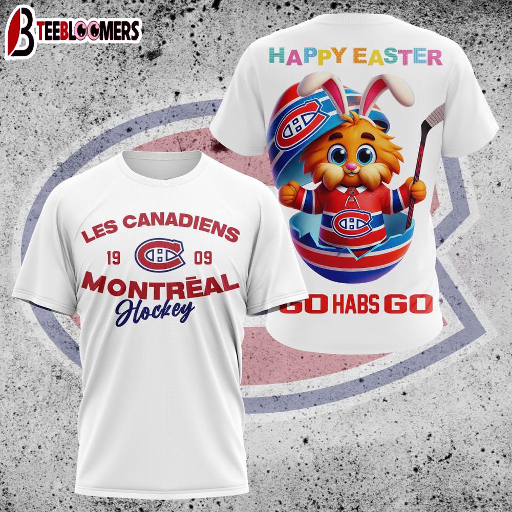 NHL Montreal Canadiens All Over Print 3D T-Shirt