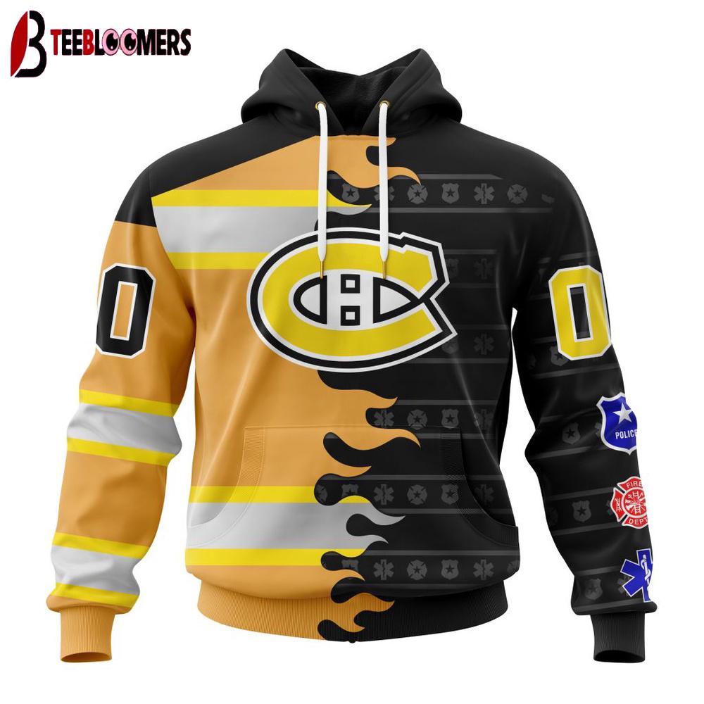 NHL Montreal Canadiens Special First Responders 3D Shirt