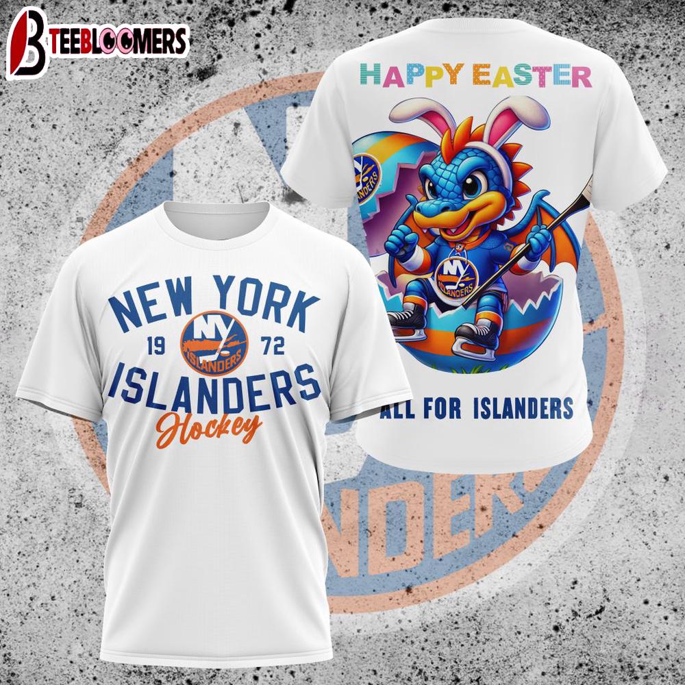 NHL New York Islander All Over Print 3D T-Shirt